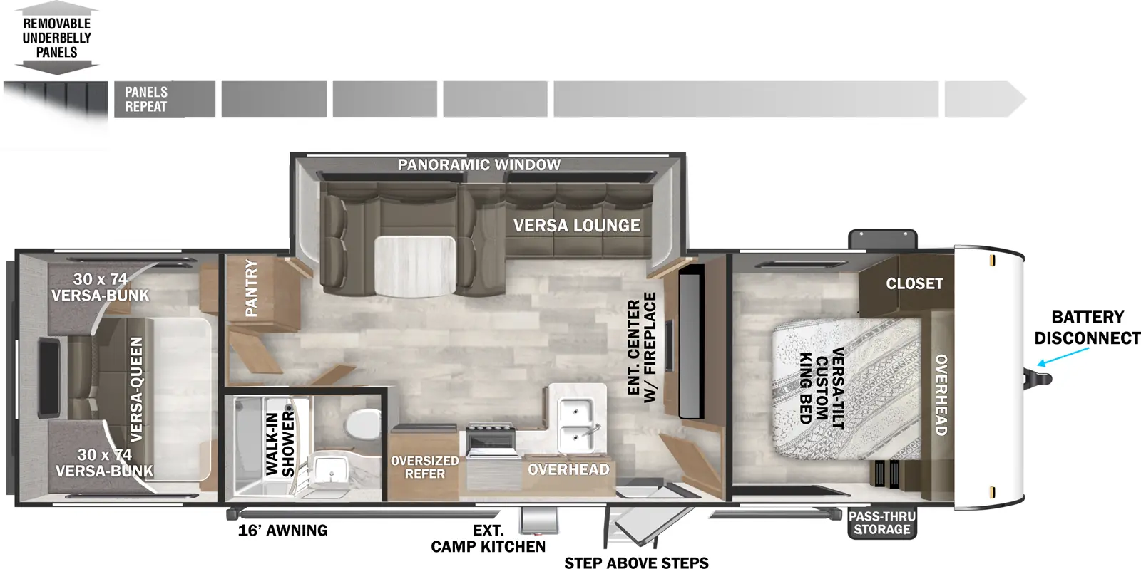 X Lite 28VBXL Floorplan